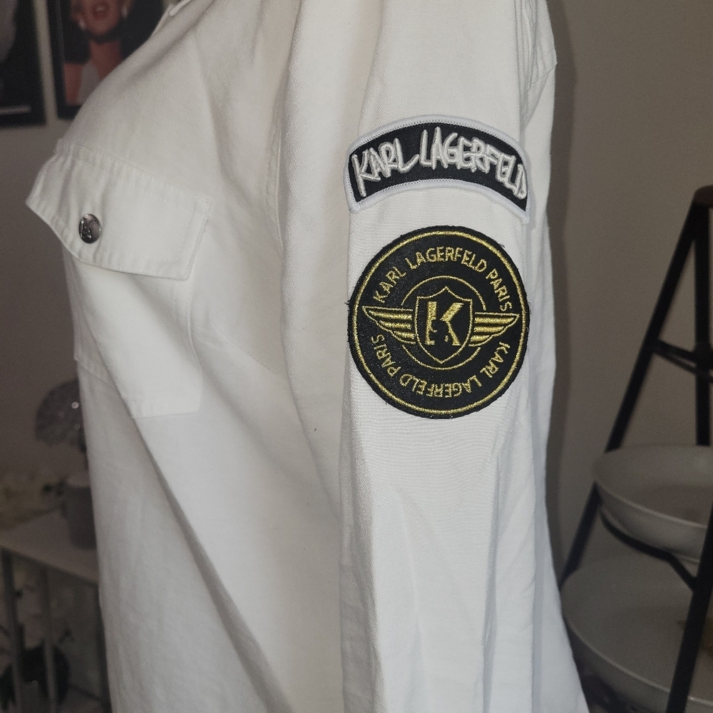 Karl Lagerfeld Classic White Apparel - Picture 15 of 16